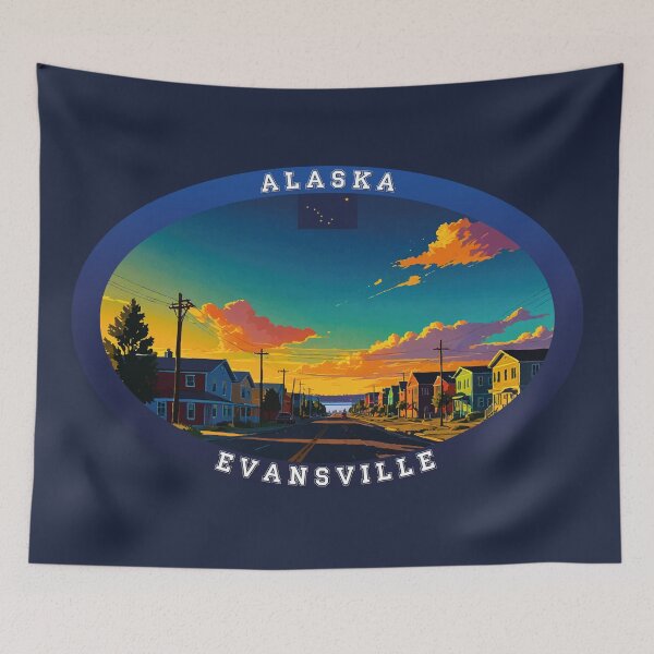 Item preview, Evansville Alaska Travel designed and sold by Thistle-TShop.
