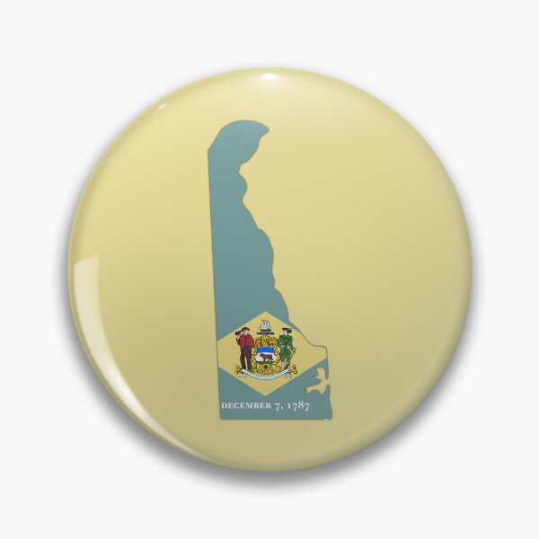 Item preview, Delaware State Map - The First State 1787 Heritage designed and sold by mashmosh.
