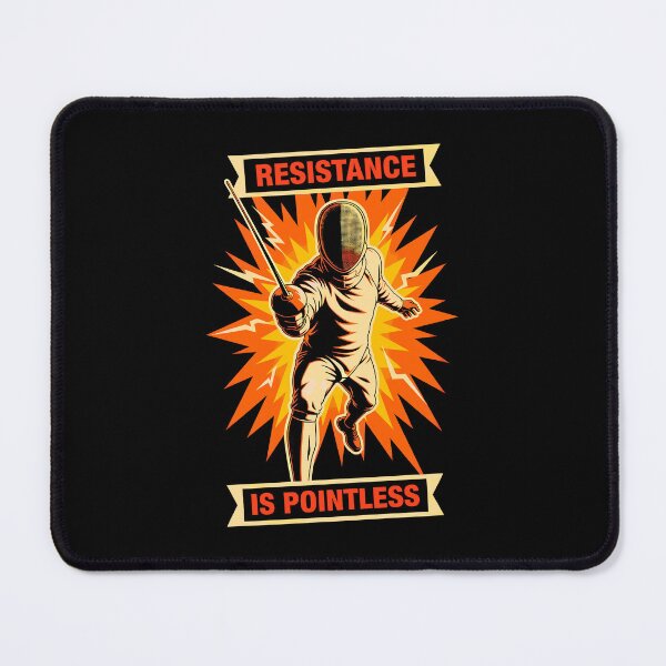 Item preview, Fencing Fencer Funny Vintage Resistance Is Pointless Fencers designed and sold by GrandeDuc.