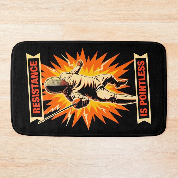 Item preview, Fencing Fencer Funny Vintage Resistance Is Pointless Fencers designed and sold by GrandeDuc.