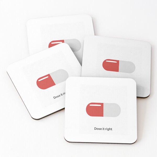Item preview, Dose It Right – Funny Pill Medical & Pharmacy Design designed and sold by GoxyVision.