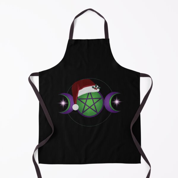 Item preview, Witchmas Triple Moon Pentacle Santa Hat designed and sold by mnorseck38.