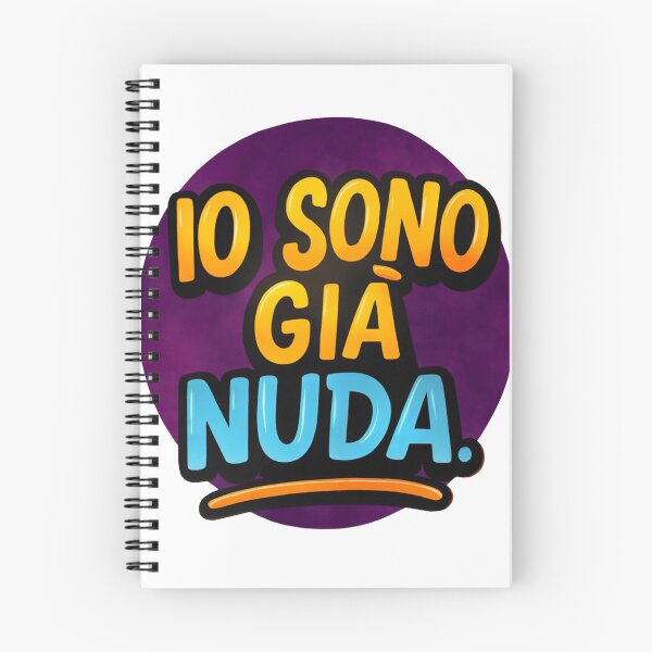 Item preview, Sono Nuda Sticker designed and sold by Pennello d'Oro.
