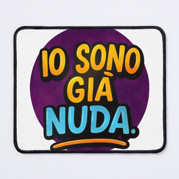 Item preview, Sono Nuda Sticker designed and sold by Pennello d'Oro.