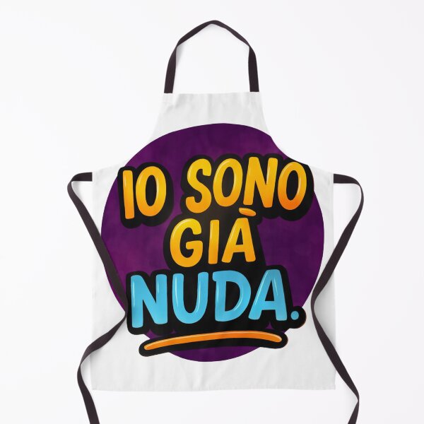 Item preview, Sono Nuda Sticker designed and sold by Pennello d'Oro.
