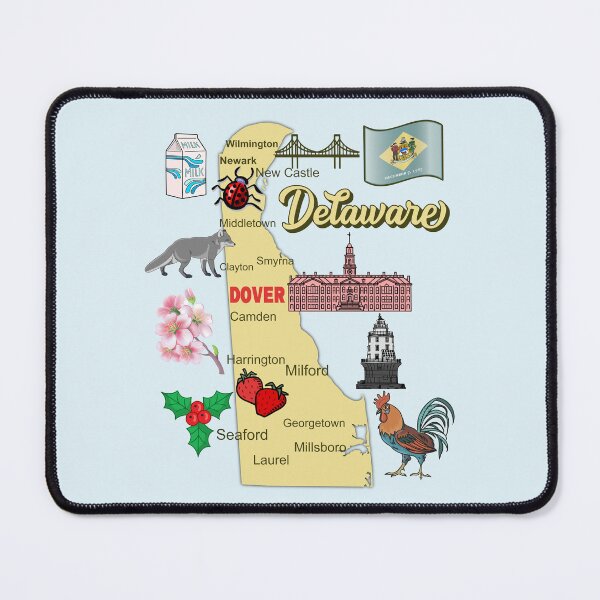 Item preview, Delaware Pride, The First State Icons designed and sold by mashmosh.