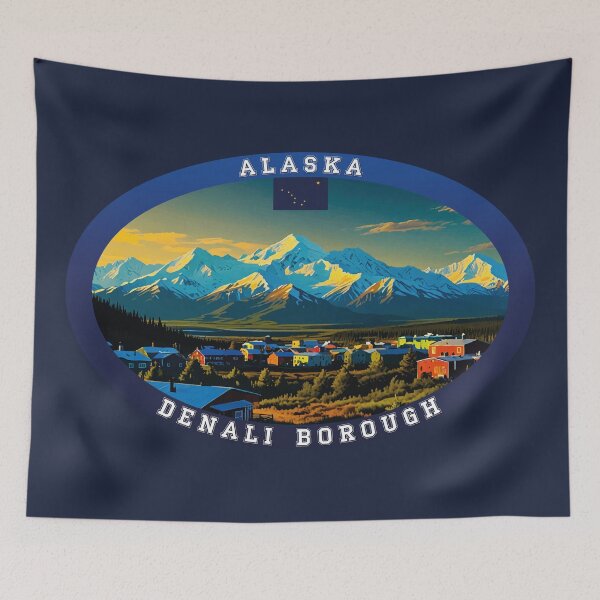 Item preview, Denali Borough Alaska Travel designed and sold by Thistle-TShop.