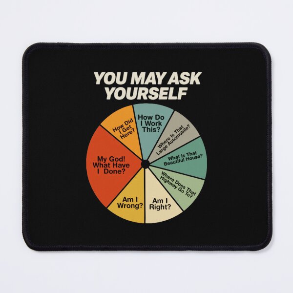 Item preview, Warm Tone You May Ask Yourself Pie Chart designed and sold by karehildebrand.
