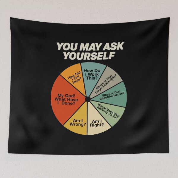 Item preview, Warm Tone You May Ask Yourself Pie Chart designed and sold by karehildebrand.