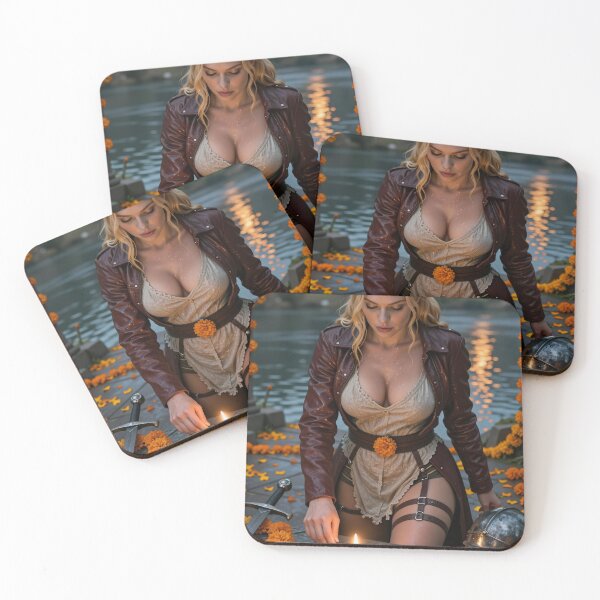 Item preview, Astrid blonde warrior marigold lake ritual designed and sold by CathryneDelamort.