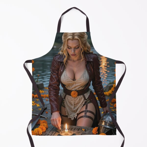 Item preview, Astrid blonde warrior marigold lake ritual designed and sold by CathryneDelamort.