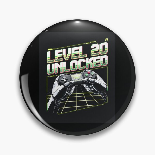 Artikelvorschau, Level 20 freigeschaltet – Gamer-Videospiele – 20. Geburtstag entworfen und verkauft von angolinnArt.