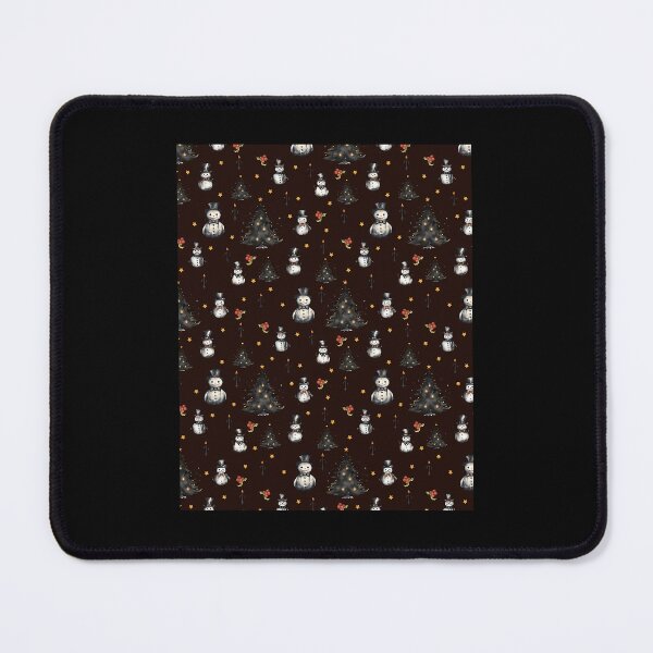Item preview, Creepy Snowmen Pattern, Gothic Christmas designed and sold by mnorseck38.