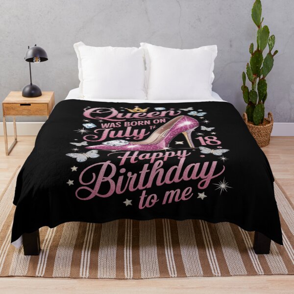 Item preview, A Queen Was Born on July 18, 18th July Birthday designed and sold by PowAcademy.
