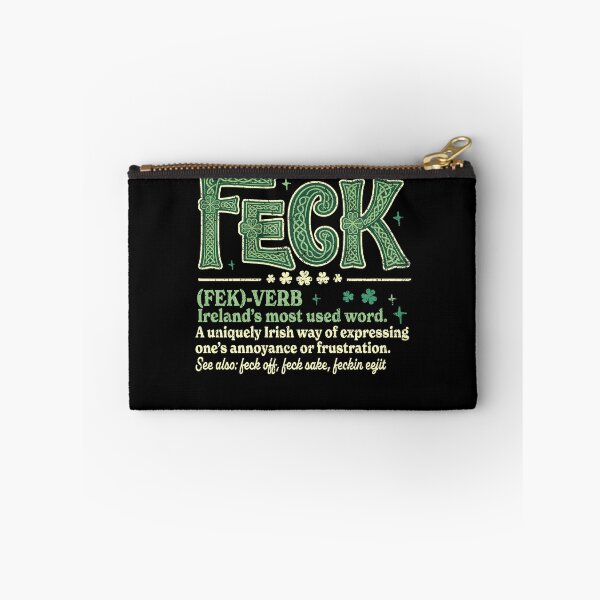 Item preview, Feck Irish Shamrock designed and sold by Patchina.
