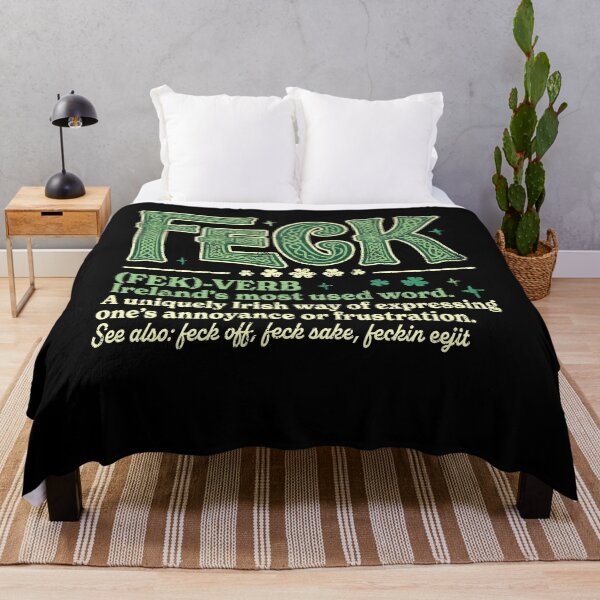 Item preview, Feck Irish Shamrock designed and sold by Patchina.