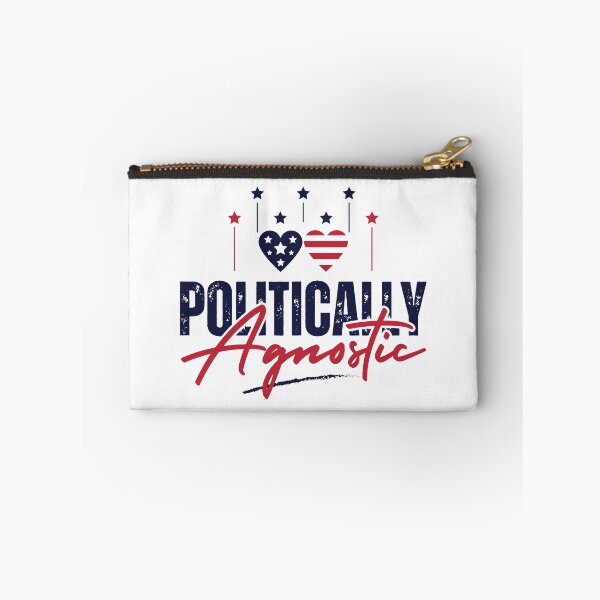 Item preview, Politically Agnostic | Political Quote T-Shirt, White designed and sold by PixelGrafiks.
