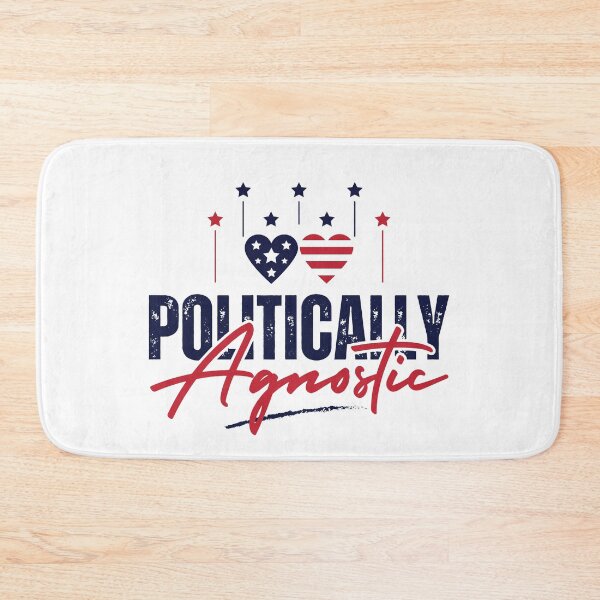 Item preview, Politically Agnostic | Political Quote T-Shirt, White designed and sold by PixelGrafiks.