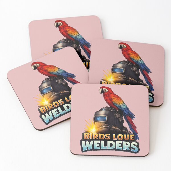Item preview, Birds Love Welders – Funny Bird Lover Welding Design designed and sold by SidTastic .