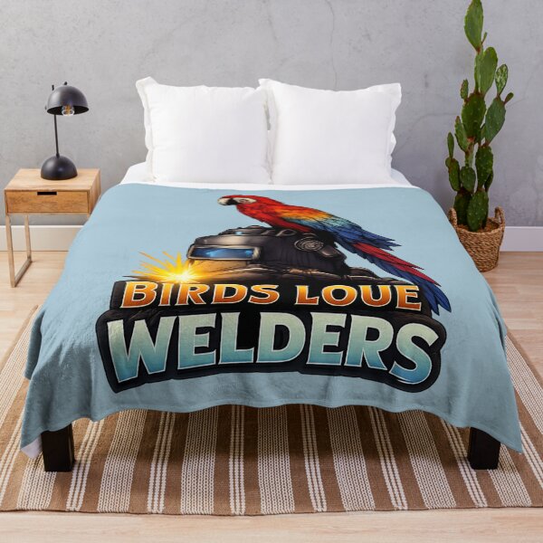 Item preview, Birds Love Welders – Funny Bird Lover Welding Design designed and sold by SidTastic .