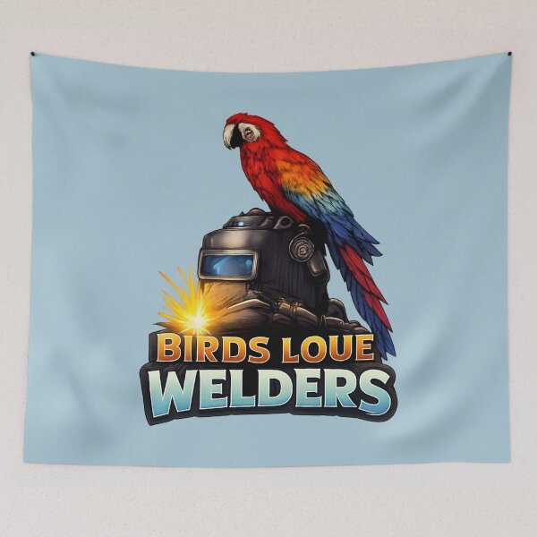 Item preview, Birds Love Welders – Funny Bird Lover Welding Design designed and sold by SidTastic .