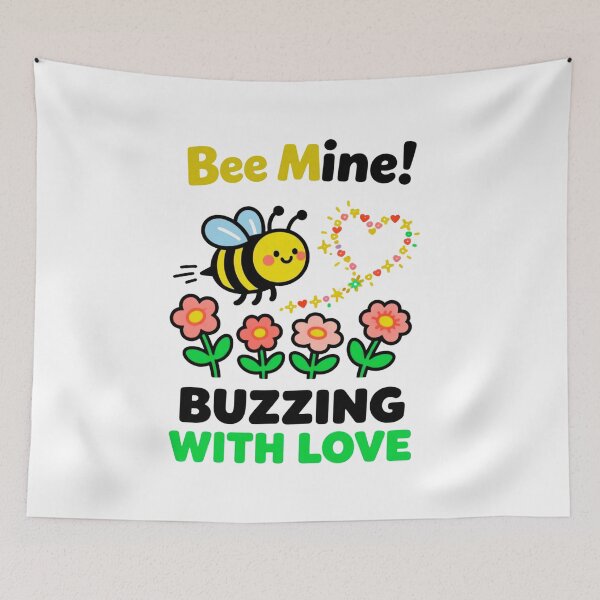 Item preview, Bee Mine Buzzing With Love designed and sold by wesdesignshop.
