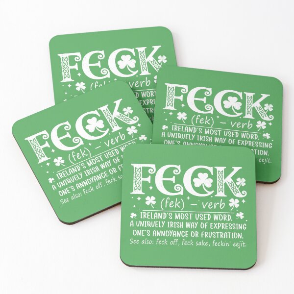 Item preview, Feck Irish Shamrock designed and sold by Patchina.