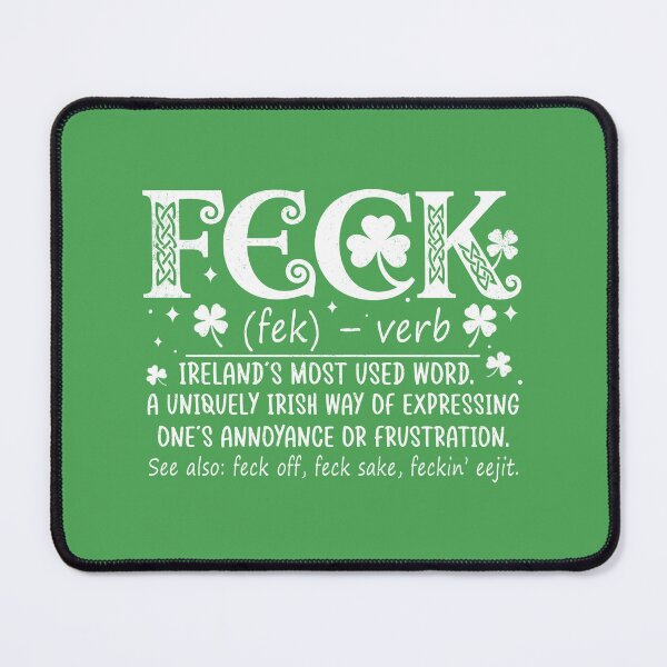 Item preview, Feck Irish Shamrock designed and sold by Patchina.