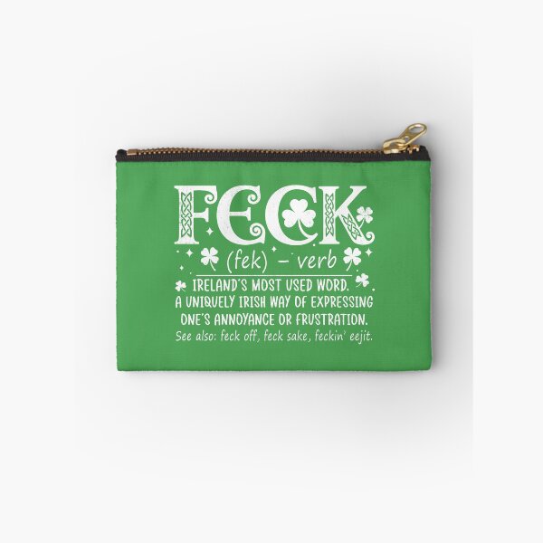 Item preview, Feck Irish Shamrock designed and sold by Patchina.