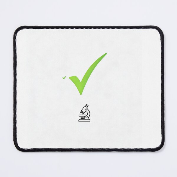 Item preview, Green Microscope with Checkmark – Sticker Style Science Design designed and sold by GoxyVision.