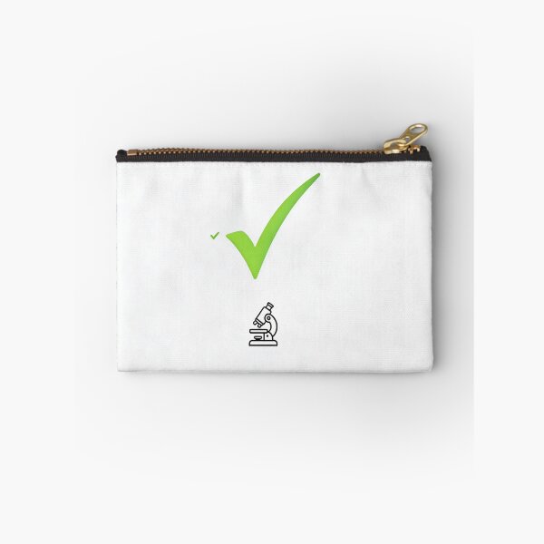 Item preview, Green Microscope with Checkmark – Sticker Style Science Design designed and sold by GoxyVision.