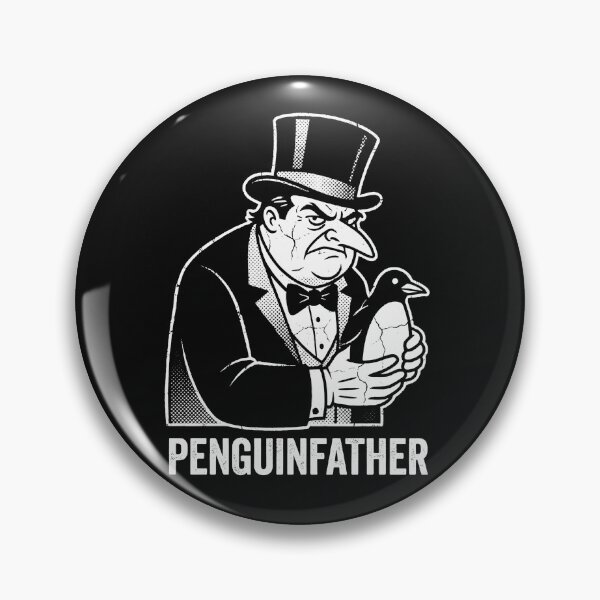 Item preview, The Penguinfather Mafia Boss Cinema Parody - Vintage Monochrome Graphic designed and sold by AdyKurniawan.