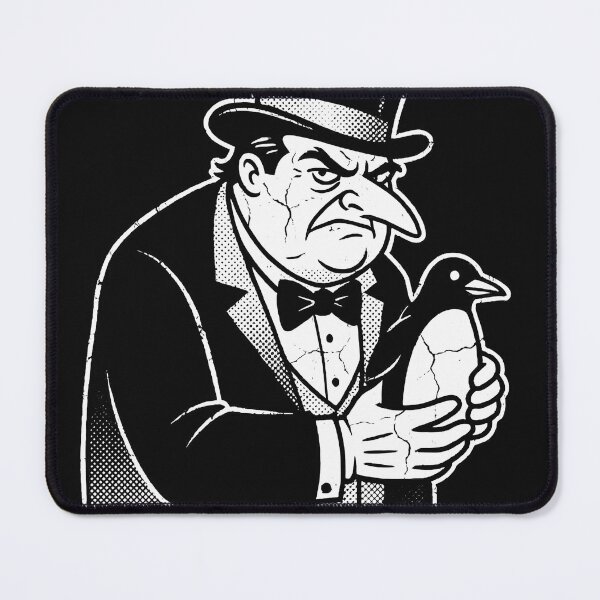 Item preview, The Penguinfather Mafia Boss Cinema Parody - Vintage Monochrome Graphic designed and sold by AdyKurniawan.