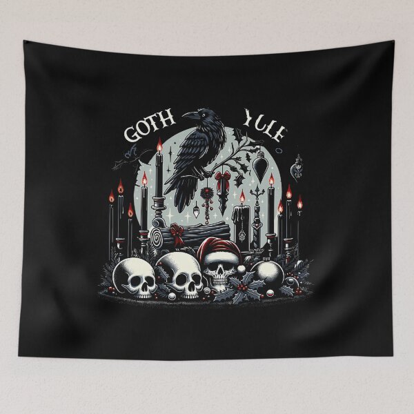 Item preview, Goth Yule Crow designed and sold by mnorseck38.