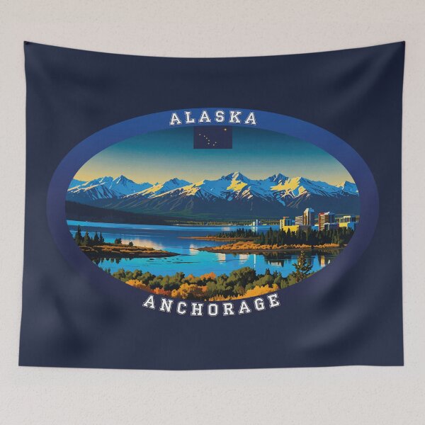 Item preview, Anchorage Alaska Travel designed and sold by Thistle-TShop.