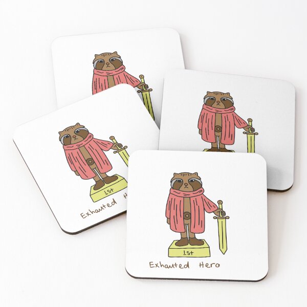 Item preview, Exhausted Hero Cute Cartoon Animal Illustration designed and sold by Baby-Care.