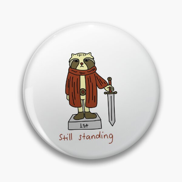 Item preview, Still Standing Exhausted Hero Cute Cartoon Illustration designed and sold by Baby-Care.