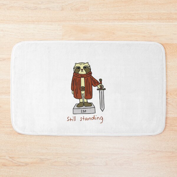 Item preview, Still Standing Exhausted Hero Cute Cartoon Illustration designed and sold by Baby-Care.