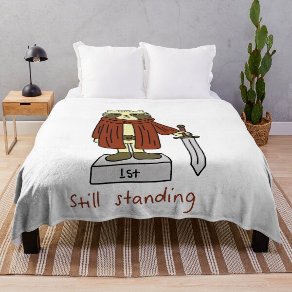 Item preview, Still Standing Exhausted Hero Cute Cartoon Illustration designed and sold by Baby-Care.