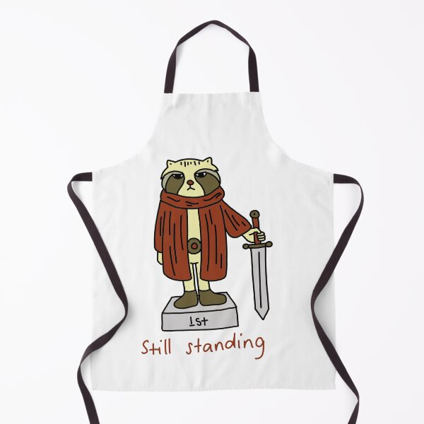 Item preview, Still Standing Exhausted Hero Cute Cartoon Illustration designed and sold by Baby-Care.