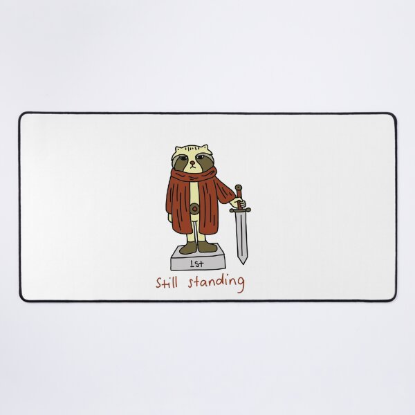 Item preview, Still Standing Exhausted Hero Cute Cartoon Illustration designed and sold by Baby-Care.
