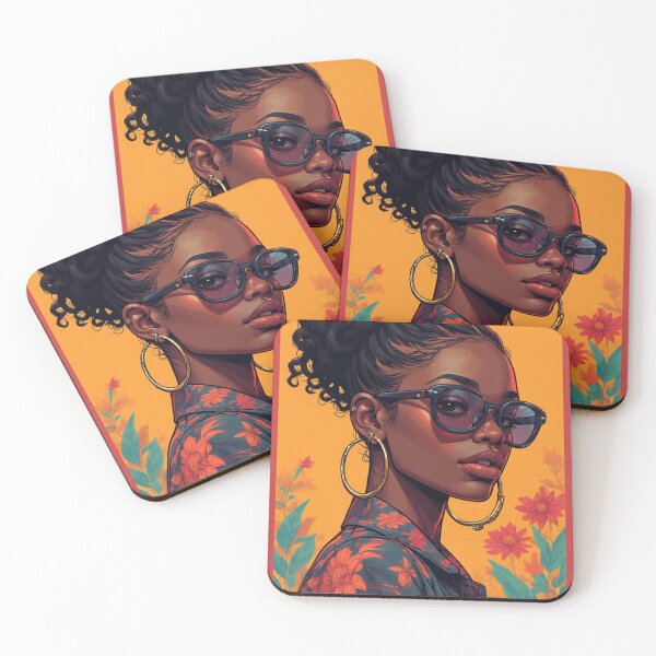 Item preview, Blaxploitation GIRLS Power – Retro 70s Soul Style designed and sold by Arte Cartoon From TagTeam Group.