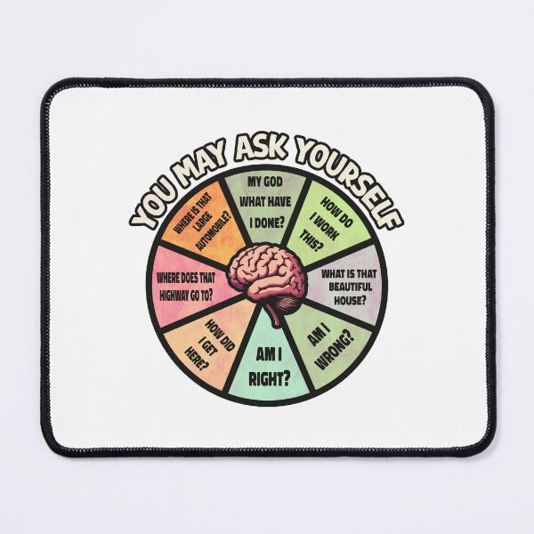 Item preview, Brain Humor You May Ask Yourself Chart designed and sold by karehildebrand.