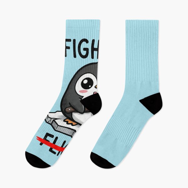 Item preview, Funny Dark Humor Penguin Fight or Flight Sarcastic Kawaii Graphic designed and sold by AdyKurniawan.