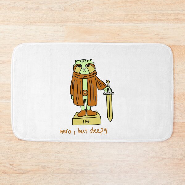 Item preview, Hero, But Sleepy Cute Exhausted Cartoon Illustration designed and sold by Baby-Care.