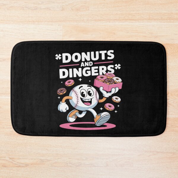 Item preview, Donuts And Dingers Baseball Fan Humor Donut designed and sold by ProudForFunny.