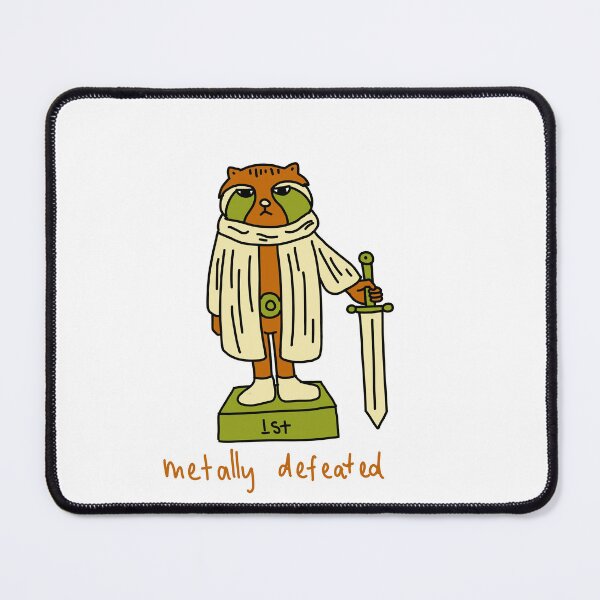 Item preview, Mentally Defeated Exhausted Hero Cute Cartoon Illustration designed and sold by Baby-Care.