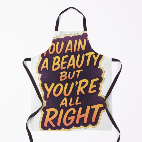 Item preview, You ain't a beauty sticker designed and sold by Pennello d'Oro.
