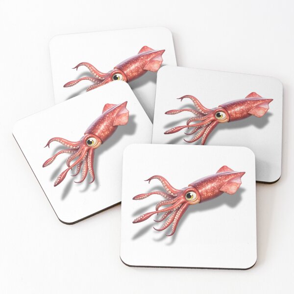 Item preview, Cute Giant Squid – 3D Cartoon Deep Sea Friend designed and sold by malero-design.