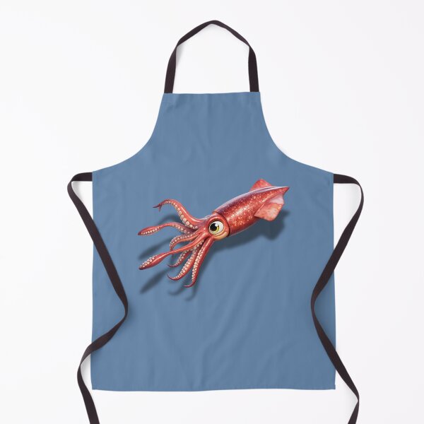 Item preview, Cute Giant Squid – 3D Cartoon Deep Sea Friend designed and sold by malero-design.